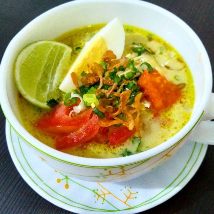 Resep Soto Ayam Santan Medan: Kuliner Lezat Berempah